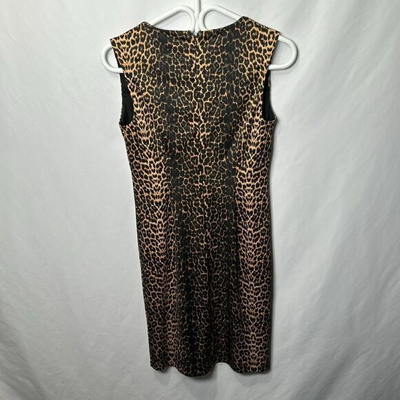 Women’s Carmen Marc Valvo leopard 🐆 dress XS - Picture 3 of 3